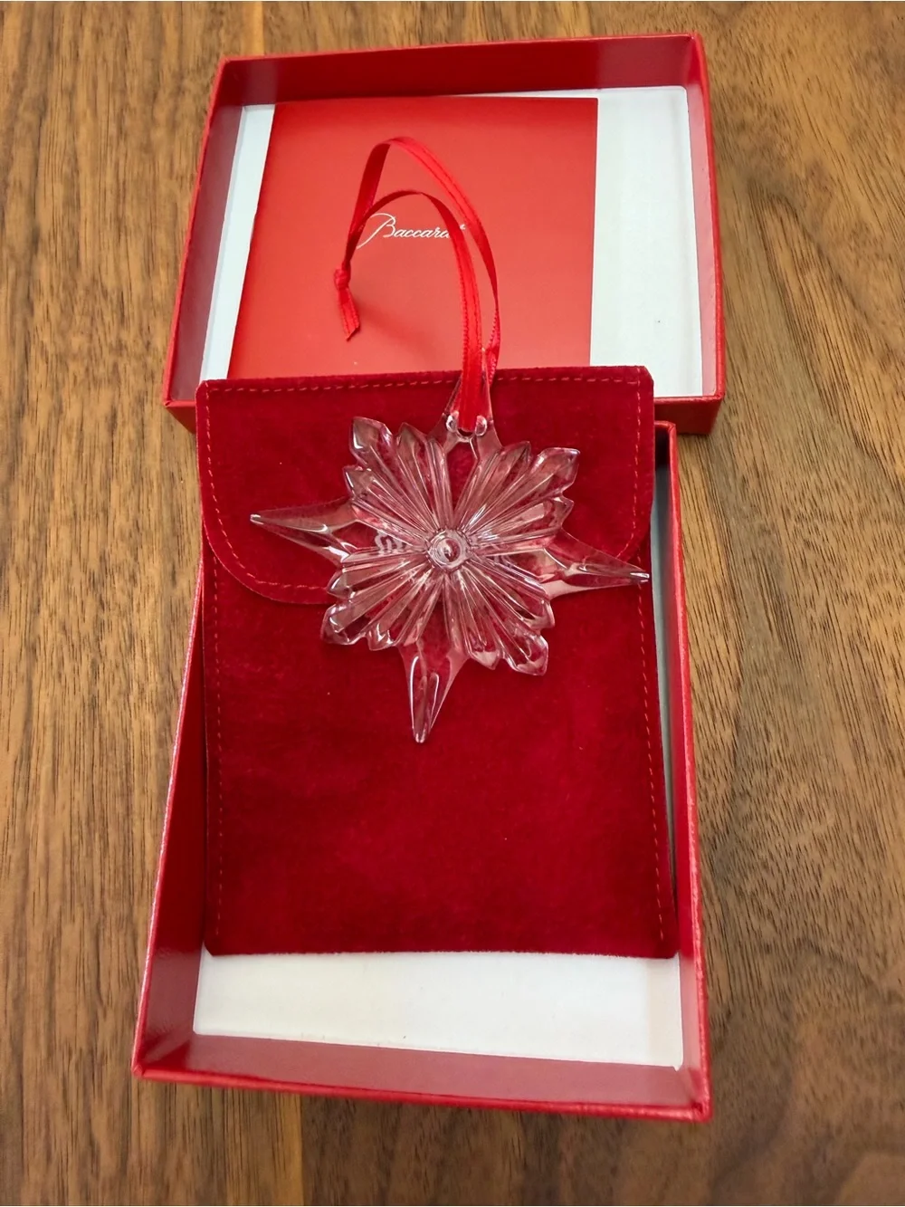 Baccarat Crystal Noel 2023 Annual Ornament MSRP $150